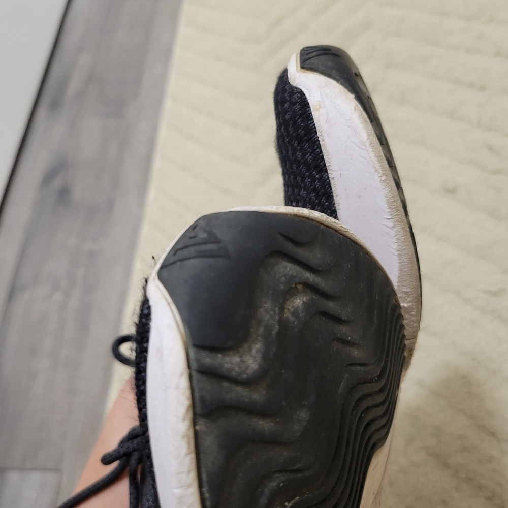 Vessi Black and White Women's Sneakers - Picture 8 of 10